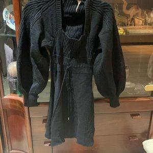 Free People luxury sweater dress.